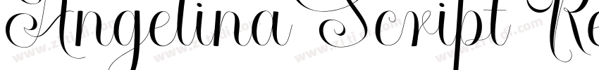 AngelinaScript Regul字体转换 AngelinaScript Regul字体转换